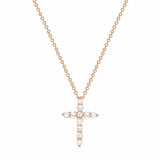 Classic 1.0 TCW Moissanite Diamond Solitaire Pendant Necklace in Solid Gold 2