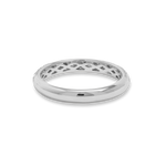 Stunning 0.27 TCW Round Moissanite Stones Full Eternity Wedding Bands 6
