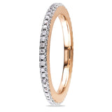 Round Cut Cubic Zirconia in 925 Sterling Silver Wedding Bands 6