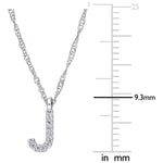 Round Cut Cubic Zirconia in 925 Sterling Silver Necklace 9
