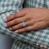 Round Cut Solitaire Style Cubic Zirconia in 925 Sterling Silver Ring 5