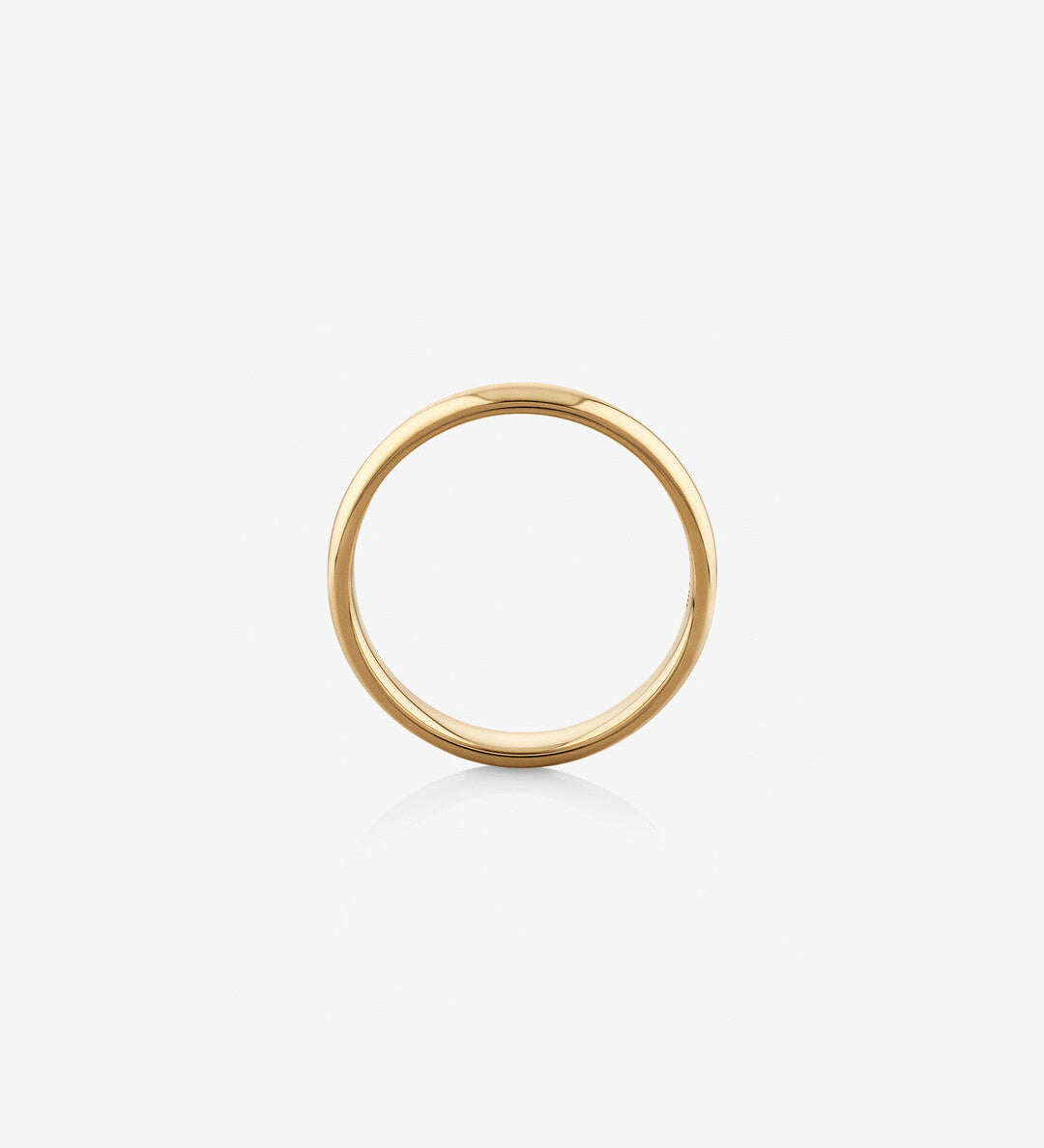 Domed Men's Wedding Band in Solid Gold 2