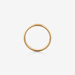 Domed Men's Wedding Band in Solid Gold 2