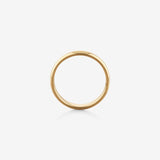 Domed Men's Wedding Band in Solid Gold 2