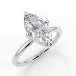 Stunning 1.05 CT Marquise Moissanite Engagement Ring with Solitaire Design 5