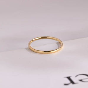 Stunning Minimalist Metal Wedding Bands