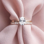 Stunning 1 CT Oval Moissanite Engagement Ring With Solitaire Design 9
