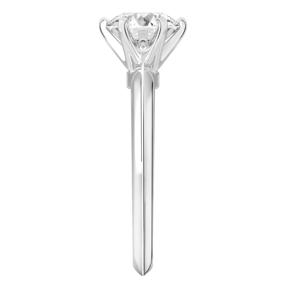 Stunning 0.50-1.50 CT Round Moissanite Engagement Ring With Solitaire Design 3