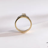 Stunning Men's 0.1 TCW Asscher Moissanite Stone Solitaire Wedding Bands 7