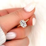 Stunning 2.5 CT Oval Moissanite Engagement Ring with Solitaire Design 10