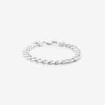 Round Cut Cubic Zirconia in 925 Sterling Silver Bracelet 1