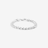 Round Cut Cubic Zirconia in 925 Sterling Silver Bracelet 1