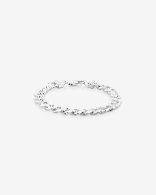 Round Cut Cubic Zirconia in 925 Sterling Silver Bracelet 1