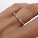 Stunning 0.40 TCW Round & Marquise Moissanite Stones Alternative Wedding Band 6