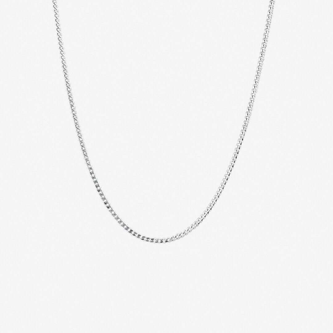 Round Cut Cubic Zirconia in 925 Sterling Silver Necklace 1