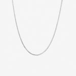 Round Cut Cubic Zirconia in 925 Sterling Silver Necklace 1