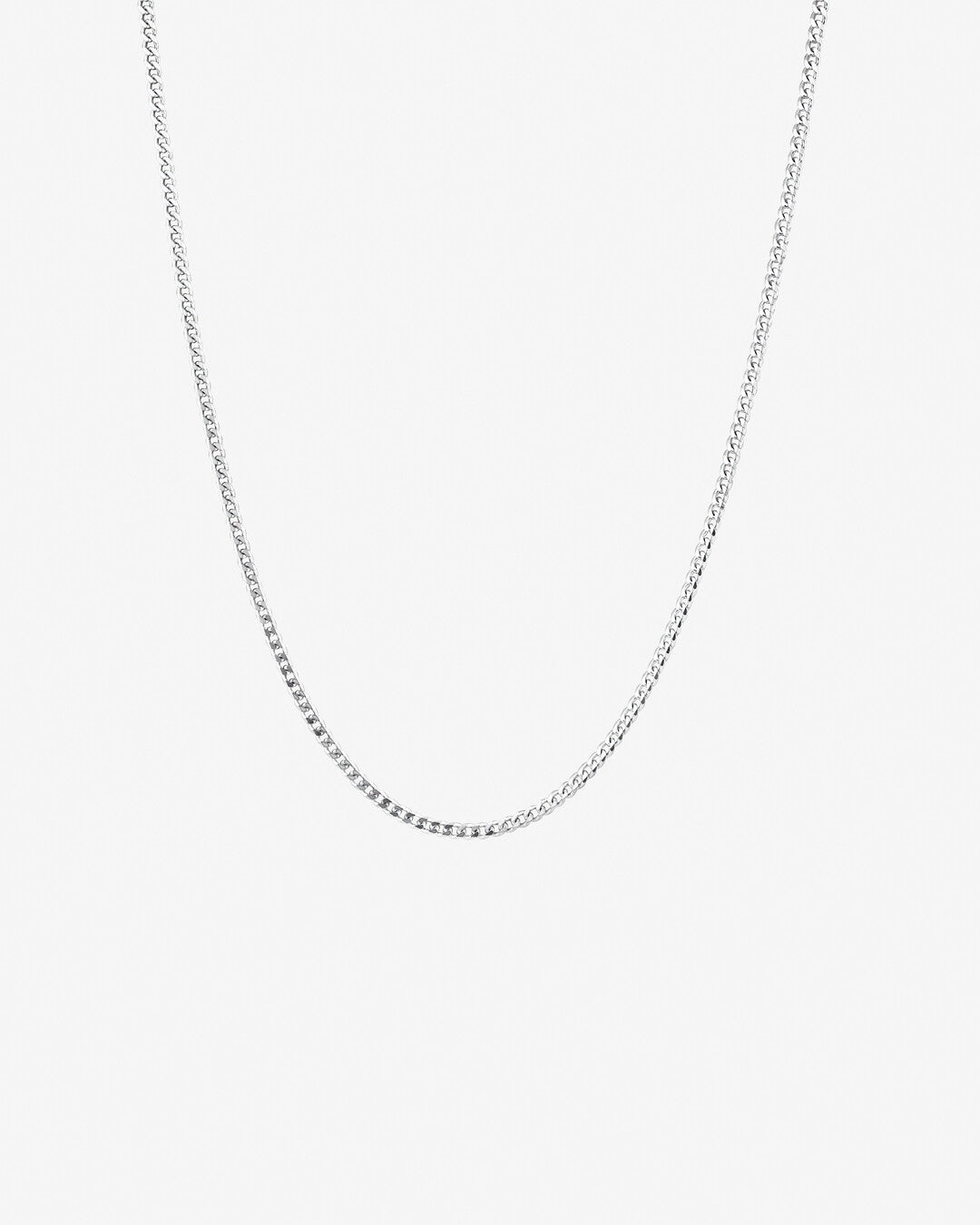 Round Cut Cubic Zirconia in 925 Sterling Silver Necklace 1