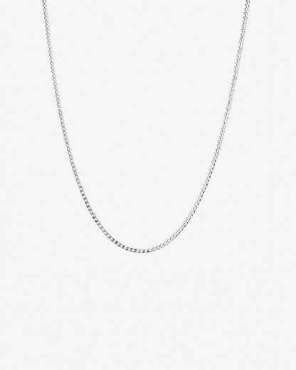 Round Cut Cubic Zirconia in 925 Sterling Silver Necklace 1