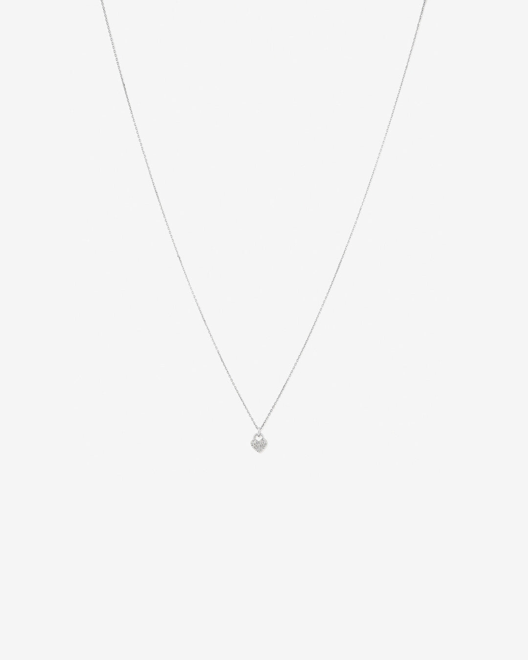 Round Cut Cubic Zirconia in 925 Sterling Silver Necklace 1