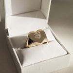 Stunning 0.5 CT Heart Moissanite Engagement Ring With Solitaire Design 3