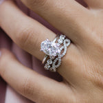 Oval Cut Cubic Zirconia in 925 Sterling Silver Ring 5