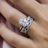 Oval Cut Cubic Zirconia in 925 Sterling Silver Ring 5