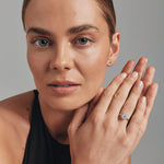 Stunning 1.46 CT Emerald Moissanite Engagement Ring with Halo Design 6
