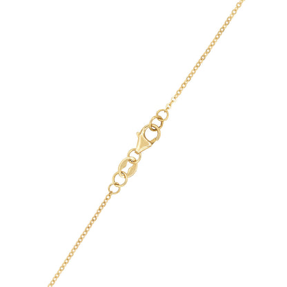 1.0 TCW Round Aquamarine Lab Made Diamond-March Birthstone Necklace 4