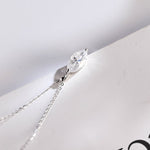 0.17 CT Moissanite Diamond Cross Pendant Necklace in Solid Gold 9