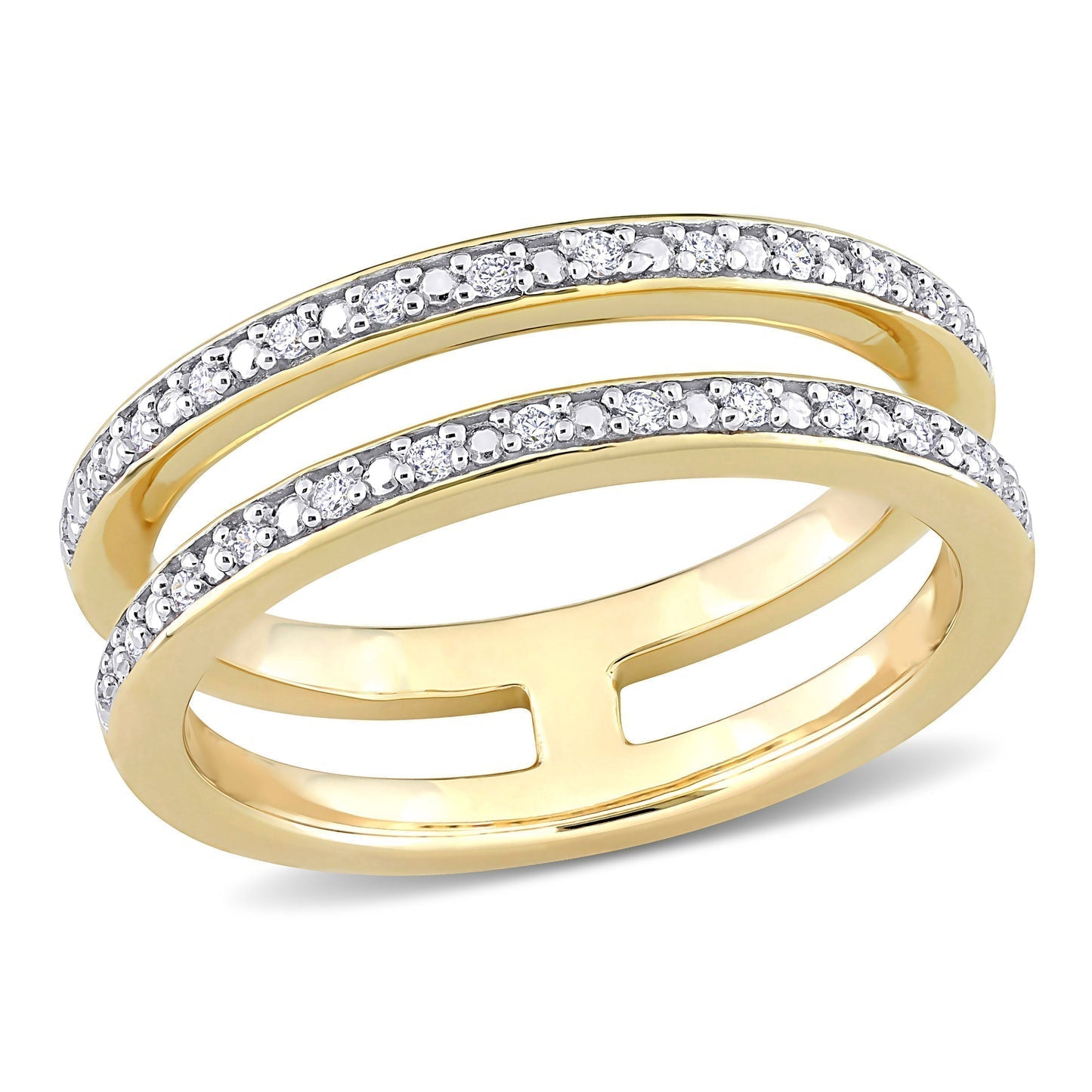 Round Cut Cubic Zirconia in 925 Sterling Silver Wedding Bands 12