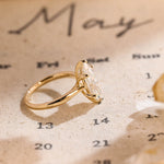 Stunning 2.0 CT Marquise Cut Moissanite Engagement Ring with Solitaire Design 3