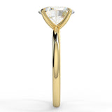 Stunning 2.11 CT Oval Moissanite Engagement Ring with Solitaire Design 3