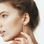 Round Cut Cubic Zirconia in 925 Sterling Silver Earrings 5