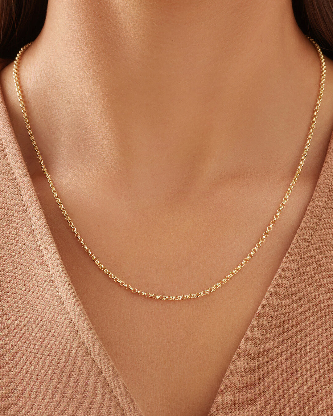 Round Cut Cubic Zirconia in 925 Sterling Silver Necklace 4