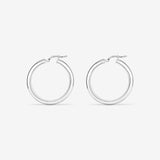 Round Cut Cubic Zirconia in 925 Sterling Silver Earrings 3