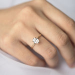Stunning 1 CT Oval Moissanite Engagement Ring With Solitaire Design 6
