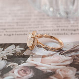 Stunning 3.0 CT Oval Moissanite Engagement Ring with Halo Design 8