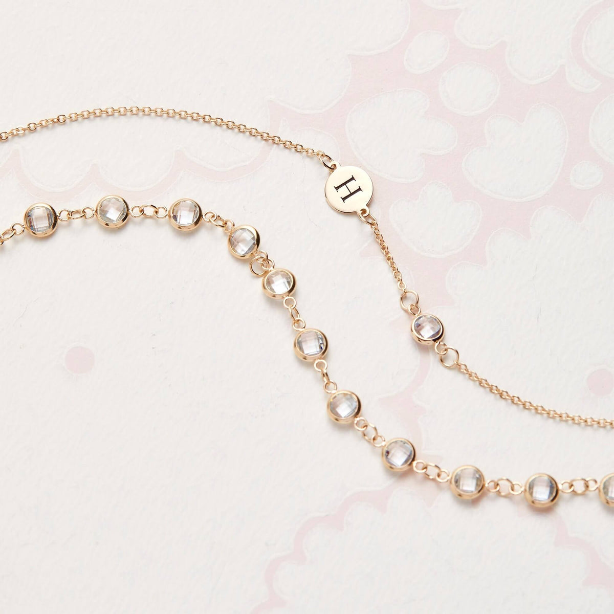 0.25 CT Round April Diamond Lab Made Diamond- April Birthstone Bracelets 5