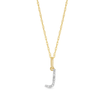 0.30 TCW Round Moissanite Diamond Customized Letter Pendant Necklace in Solid Gold 7