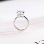 Stunning 1.0 - 2.0 CT Cushion Moissanite Engagement Ring With Solitaire Design 8
