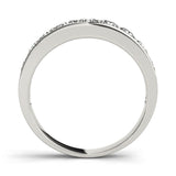 Stunning 0.30 CT Round Moissanite Stones Channel Wedding Band 4