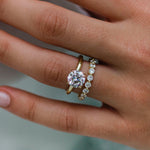 Round Cut Solitaire Style Cubic Zirconia in 925 Sterling Silver Ring 3