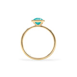 0.90 CT Round Topaz Lab Made Diamond-December Birthstone Engagement Ring 5
