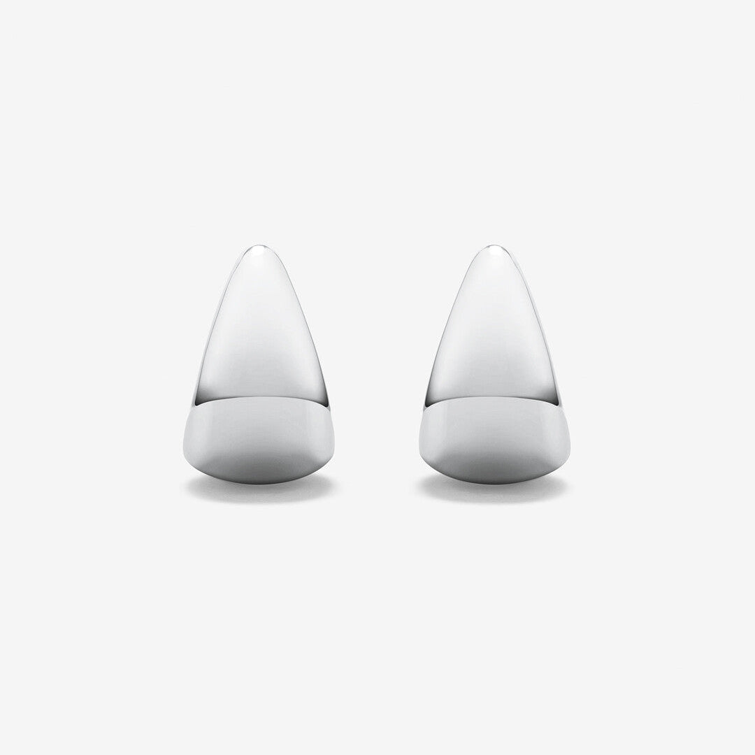 Round Cut Cubic Zirconia in 925 Sterling Silver Earrings 2