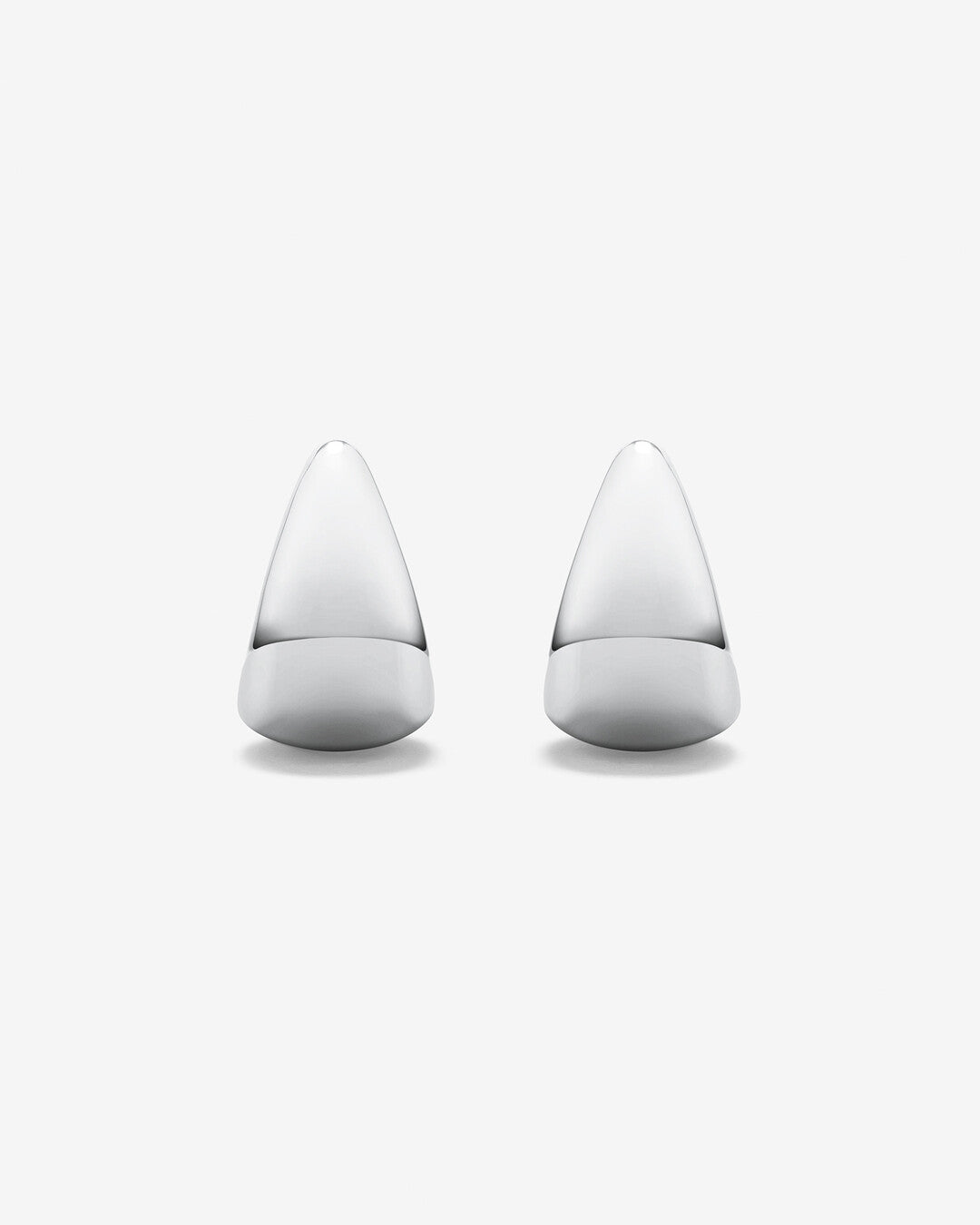 Round Cut Cubic Zirconia in 925 Sterling Silver Earrings 2