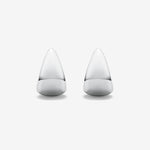 Round Cut Cubic Zirconia in 925 Sterling Silver Earrings 2