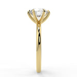 Stunning 2.0 CT Round Moissanite Engagement Ring with Solitaire Design 3