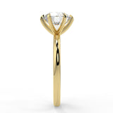 Stunning 2.0 CT Round Moissanite Engagement Ring with Solitaire Design 3