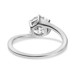 Round Cut Swirl Style Cubic Zirconia in 925 Sterling Silver TJC050 5