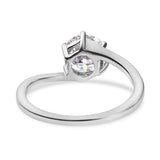 Round Cut Swirl Style Cubic Zirconia in 925 Sterling Silver TJC050 5